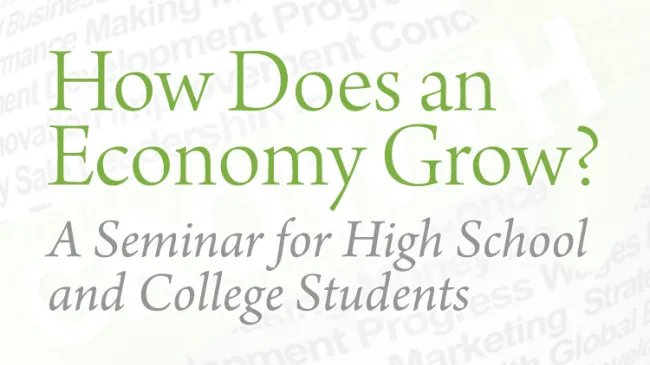 How Does an Economy Grow?